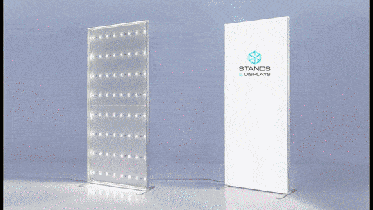 Montaje_Totem_luminoso_Led_portatil_tela_silicona_1_cara-min